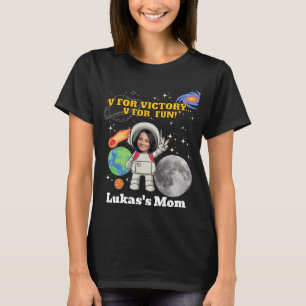 Camiseta V De Victoria V De Diversión Cumpleaños De Niño As