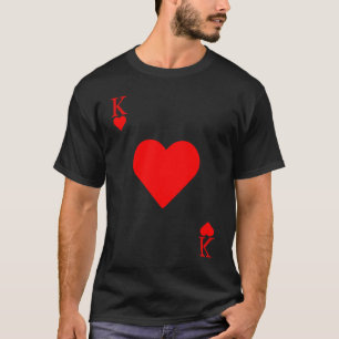 Camiseta V Día Pajama Rey de Corazón San Valentín Corazón