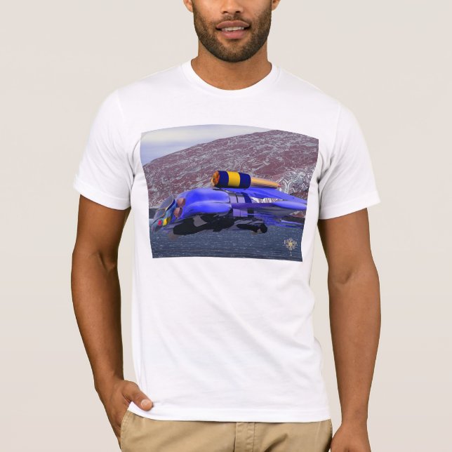 Camiseta V.E.M-Trilomobil Avión, Ciencia Ficción (Anverso)