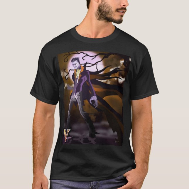 Camiseta V es para Vampiro (Anverso)