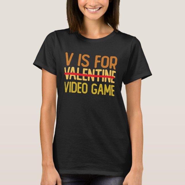 Camiseta V Es Para Videojuego De Videojuegos Equipo De Vale (Anverso)