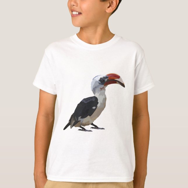 Camiseta V es para Von Der Decken Hornbill (Anverso)