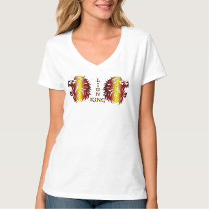Camiseta V Mujer Rey León