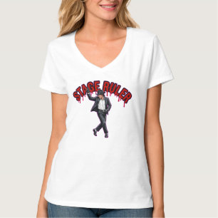 Camiseta V-Neck para Presentación de Baile Stage R