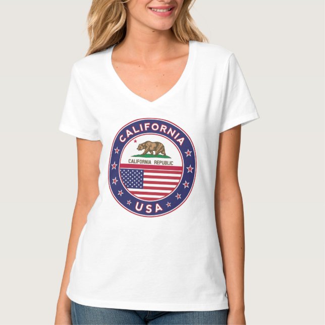 Camiseta v-neck t-shirt (Anverso)