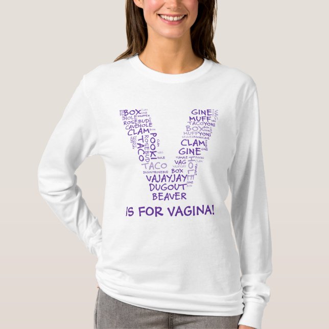 Camiseta V para la victoria de la vagina en Michigan (Anverso)