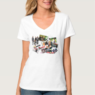 Camiseta V para Mujeres Boom Boom Cash