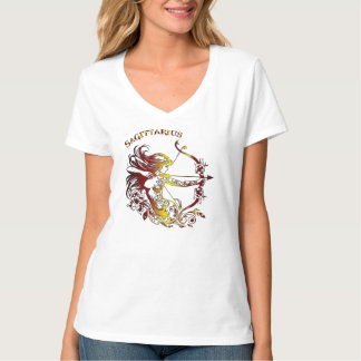 Camiseta V para Mujeres Sagitario