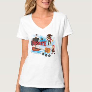 Camiseta V-Shirt de Pirate Women