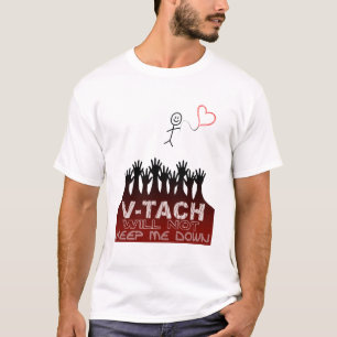 Camiseta V-tach no me mantendrá abajo
