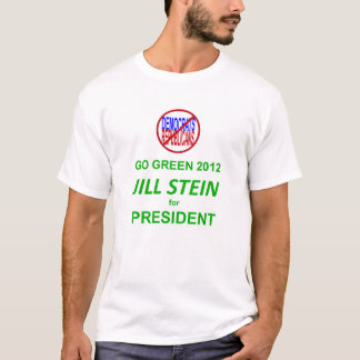 Camiseta Va 2012 verde - Jill Stein para el presidente