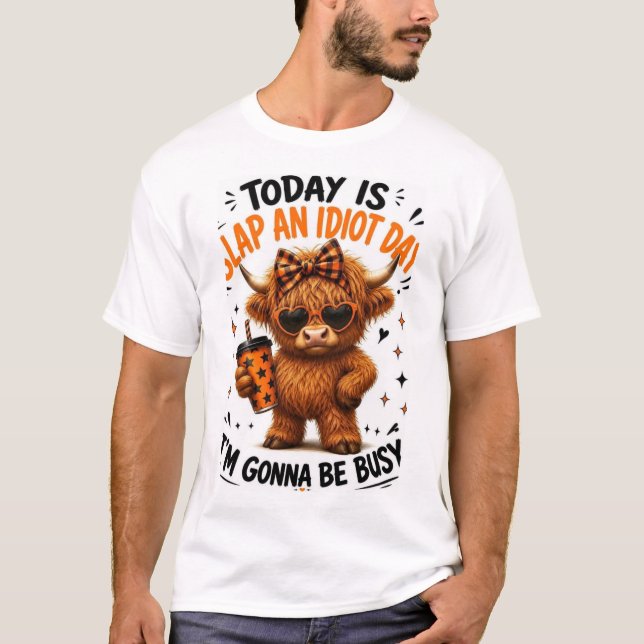 Camiseta Va a estar ocupado (Anverso)