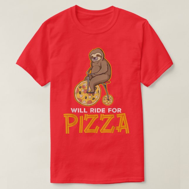 Camiseta Va A La Pizza2219  (Diseño del anverso)