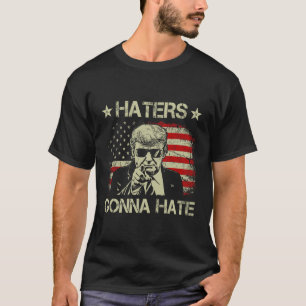 Camiseta Va a odiar al Dedo Medio Divertido Trump 2024 Pres