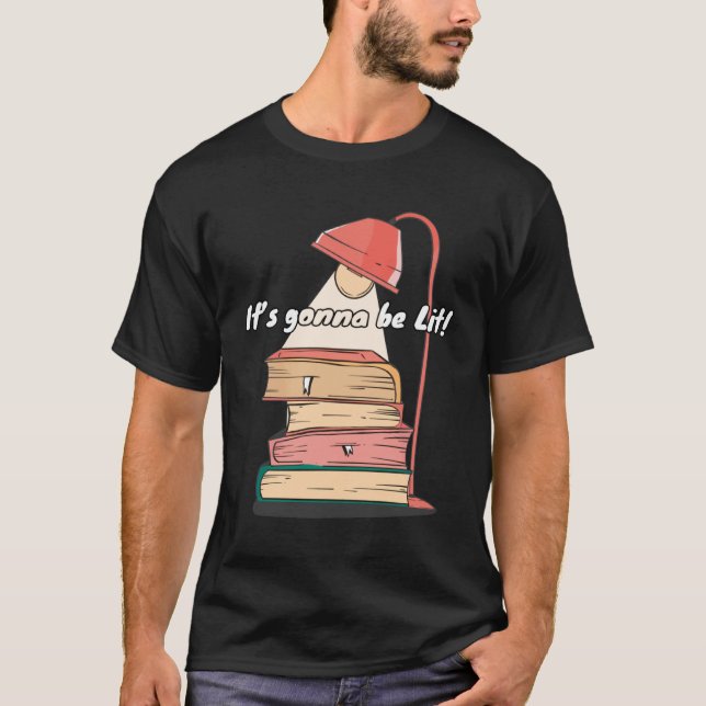 Camiseta Va a ser el libro de literatura de la librería de  (Anverso)