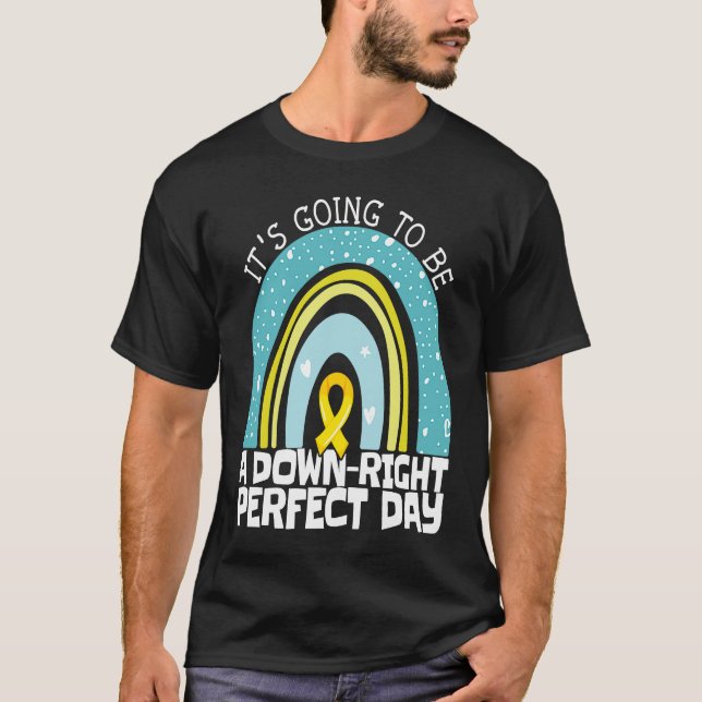 Camiseta Va a ser un día perfecto y perfecto. (Anverso)