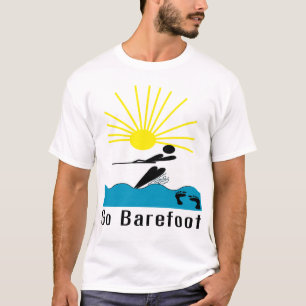 Camiseta Va descalzo - el esquí acuático descalzo