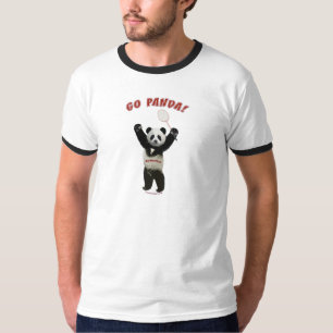 Camiseta Va el bádminton de la panda
