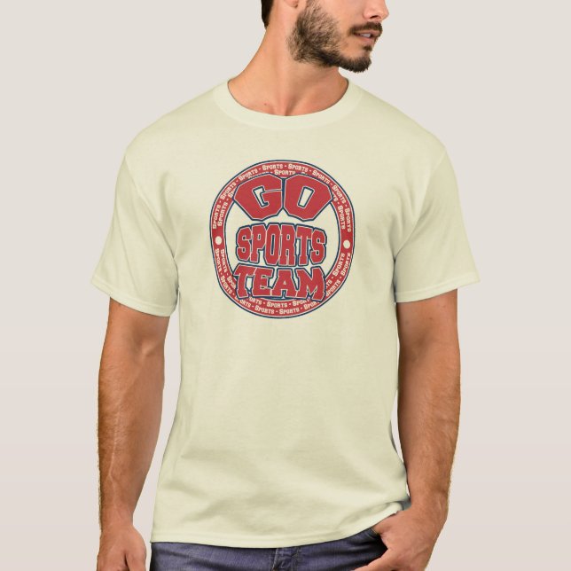 Camiseta Va el equipo de deportes (Anverso)