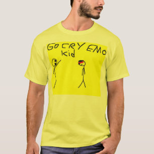 Camiseta va el niño del emo del grito