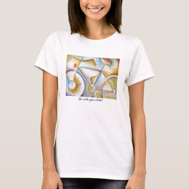 Camiseta ¡Va el paseo su bici! (Anverso)