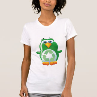 Camiseta va el pingüino verde