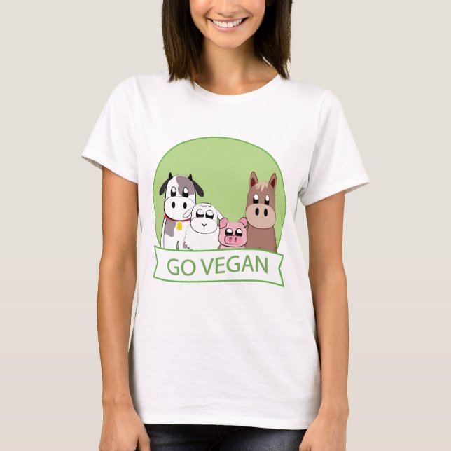Camiseta Va el vegano (Anverso)