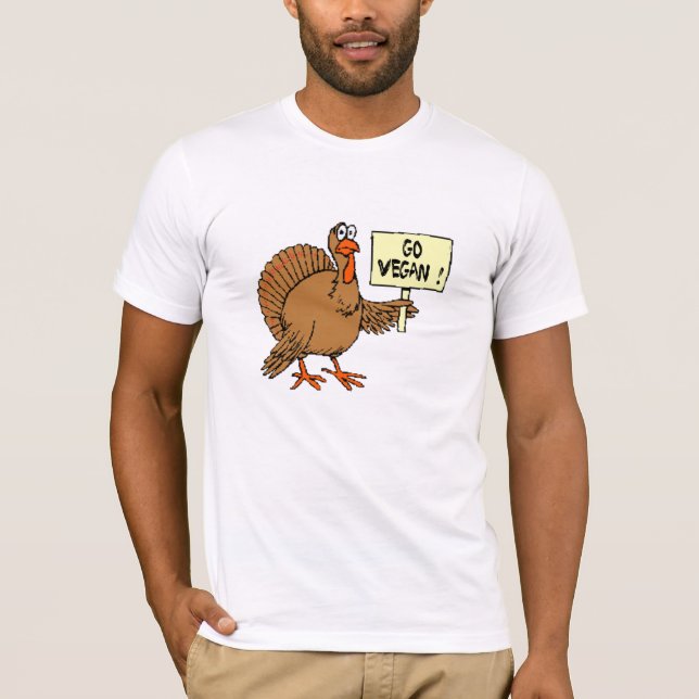 CAMISETA VA EL VEGANO, MENSAJE DE TURQUÍA (Anverso)