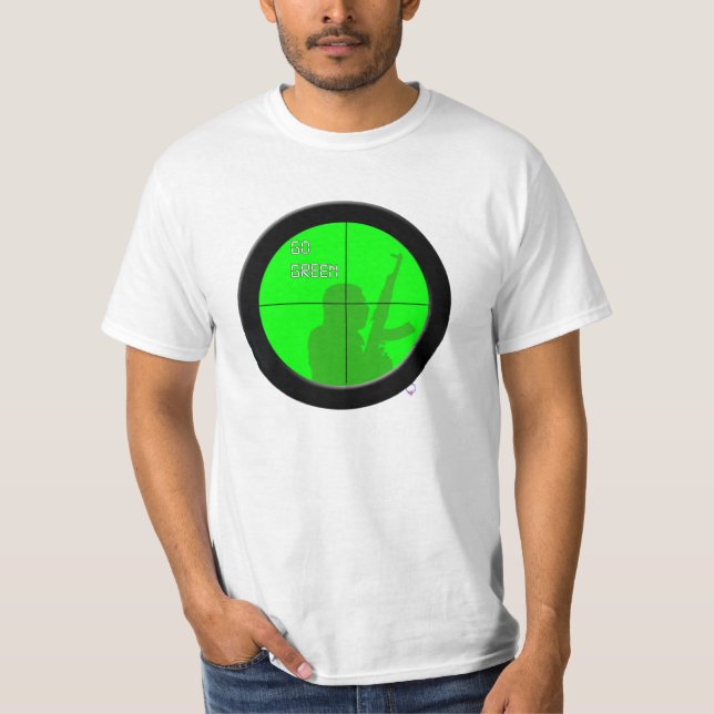 Camiseta Va el verde (el alcance de la noche) (Anverso)