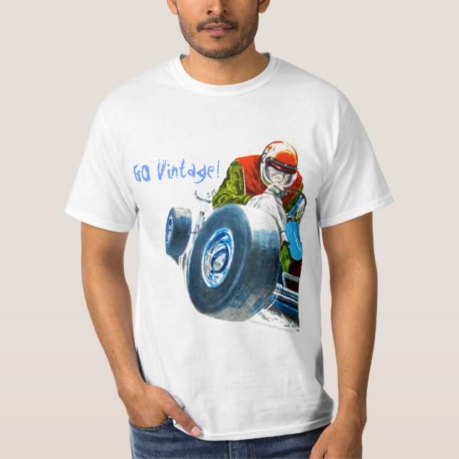 Camiseta ¡VA el vintage! Karting (Anverso)