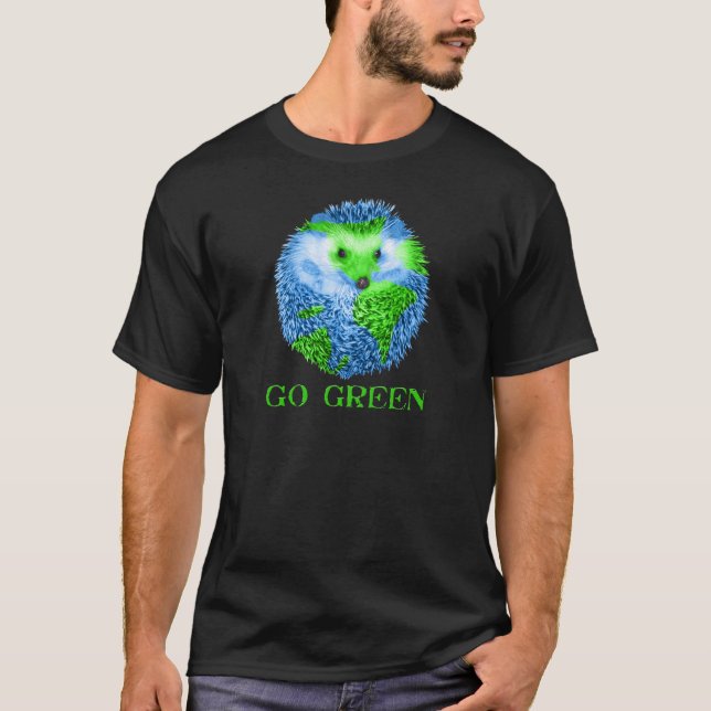 Camiseta Va Hedgie verde (Anverso)