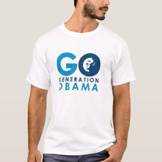 Camiseta Va la generación Obama T blanco