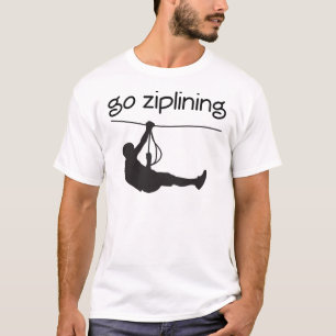Camiseta Va la idea del regalo de Ziplining