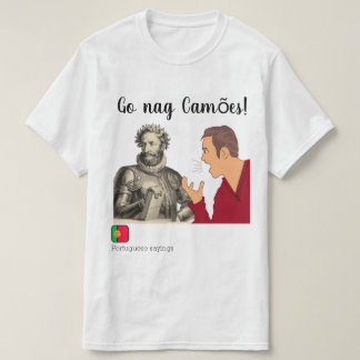 Camiseta Va la queja Camões - refrán portugués