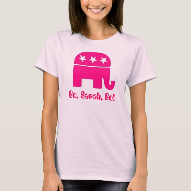 Camiseta ¡Va, Sarah, va! (Anverso)