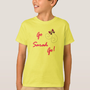 Camiseta ¡Va Sarah va! Niños de la mariposa
