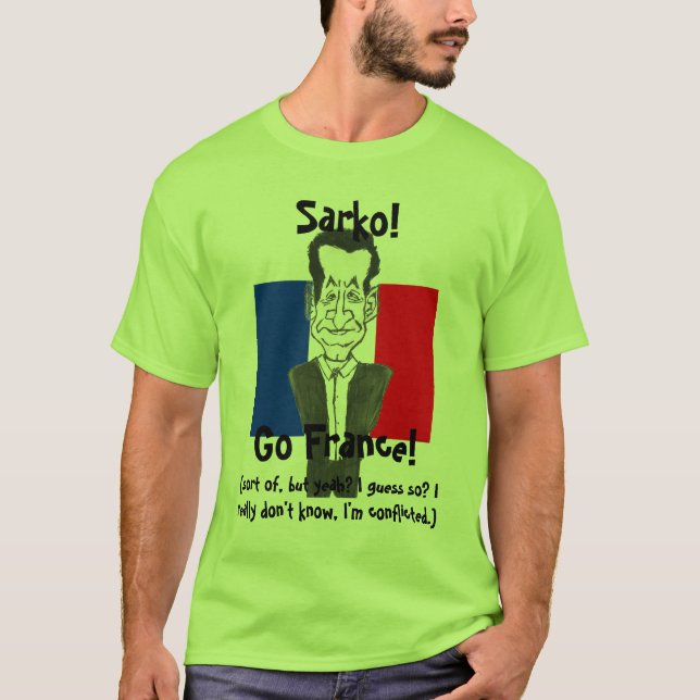 Camiseta ¡Va Sarkozy! (Anverso)