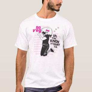 Camiseta ¡Va Veg! Oh usted sabe que usted quiere a