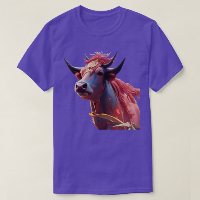Camiseta vaca (Diseño del anverso)
