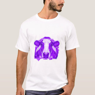 Camiseta Vaca acuosa Vaca Morada