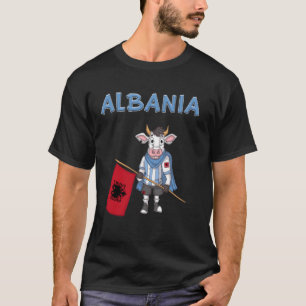 Camiseta Vaca albanesa fan de Albania