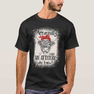 Camiseta Vaca Altura Blanqueada Aparentemente Tengo Una Act
