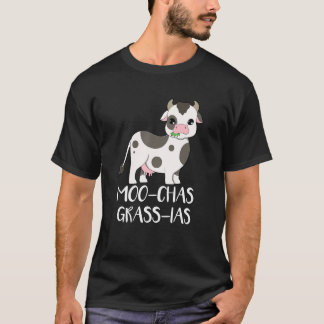 Camiseta vaca animal lindo juego de palabras mexicano españ