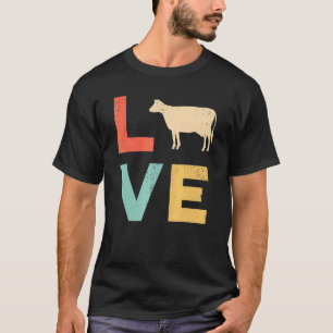 Camiseta Vaca antigua lechera ganadería granja retro