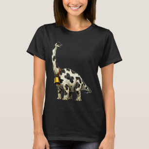 Camiseta Vaca Brachiosaurus Granjero Dinosaurio Divertido C