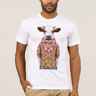 Camiseta Vaca Camisas Hawaianas