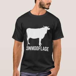 Camiseta Vaca Camuflaje de vaca Juego de palabras Granja J