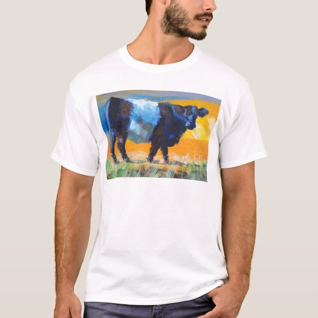 Camiseta Vaca ceñida de Galloway (Anverso)