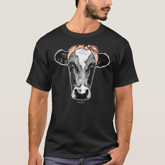 Camiseta Vaca con pañuelo (Anverso)