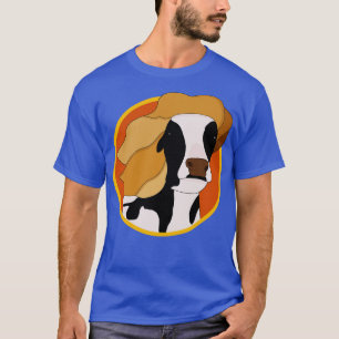 Camiseta Vaca con peluca rubia